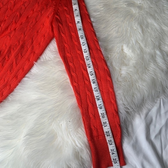 Lauren Ralph Lauren RedLs Sweater Shoulder Buttons - Picture 7 of 12